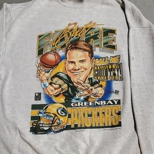 Brett Favre Greenbay Packers vintage sweatshirt